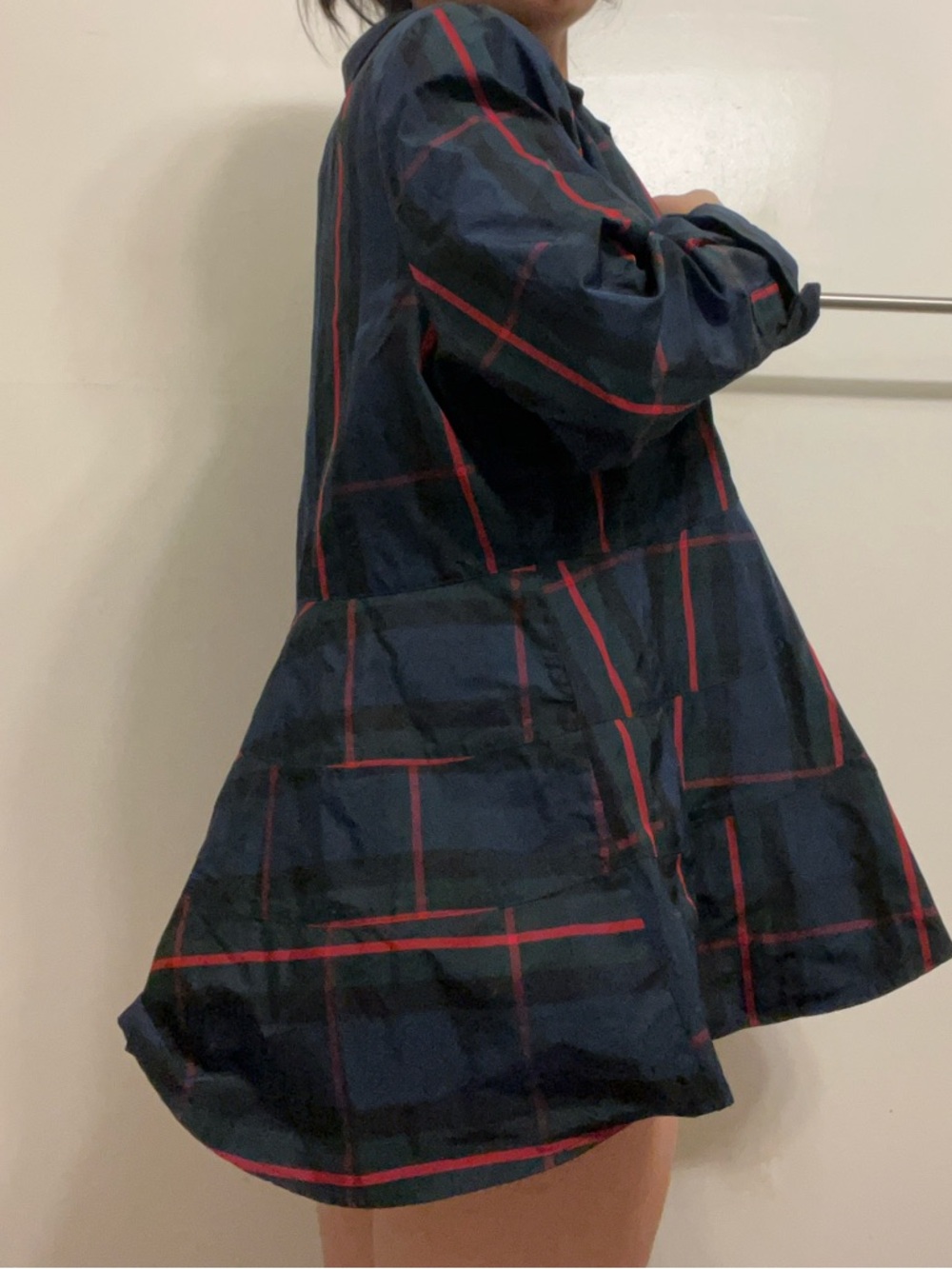 A26 Tuckernuck Pomander Place Fraser Plaid Ashlen Blouse - Picture 6 of 10